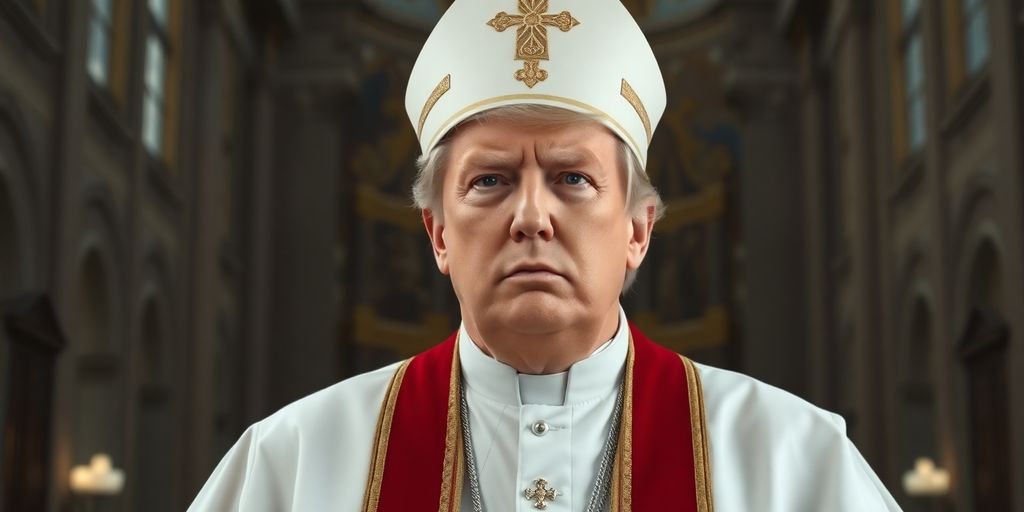 Trump’s AI Pope Image Sparks Controversy and Denial